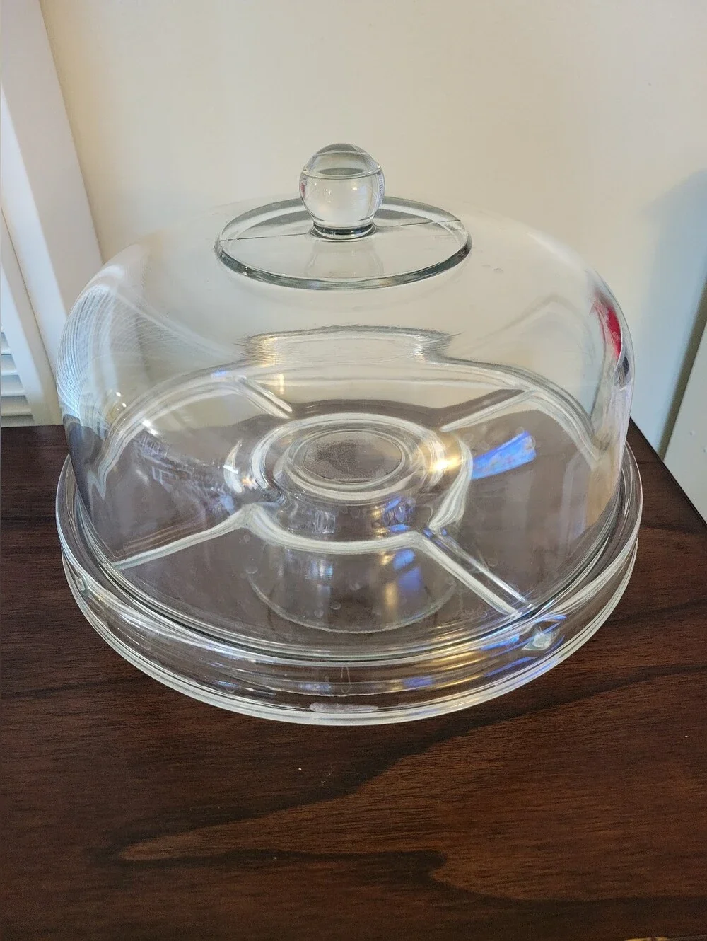 🍰Multiuse Glass Cake Dome Stand